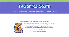 Desktop Screenshot of pediatricssouth.com